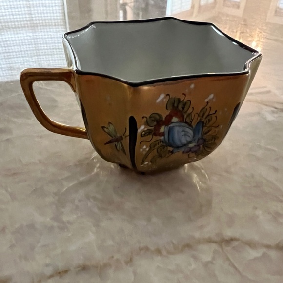 Hand Painted Rochard Limoges France 7 piece Coffee/ESPRESSO Set - Picture 4 of 16